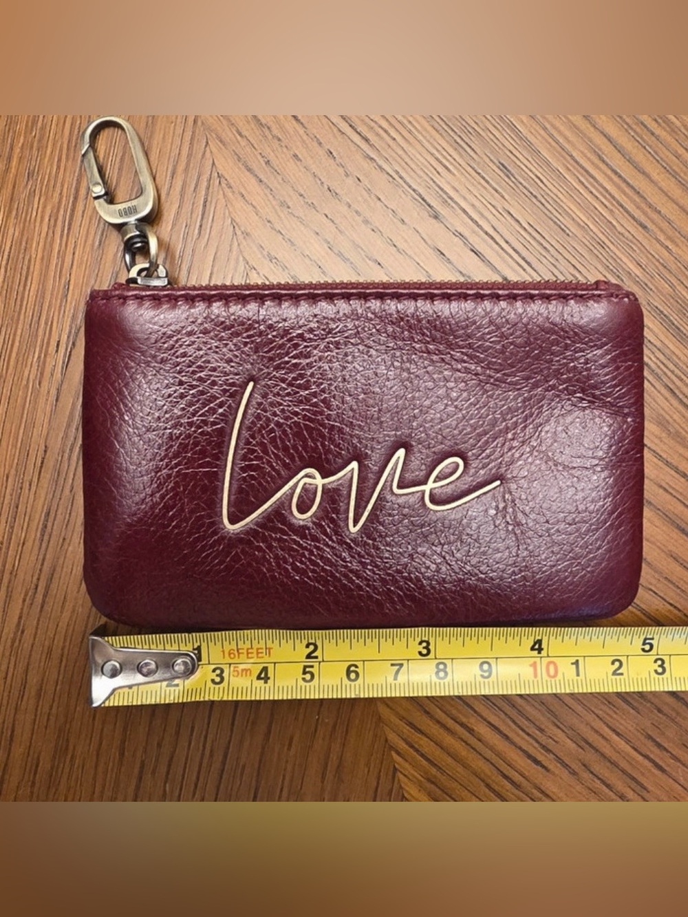 HOBO Leather Key Pouch with Clip - Picture 2 of 3